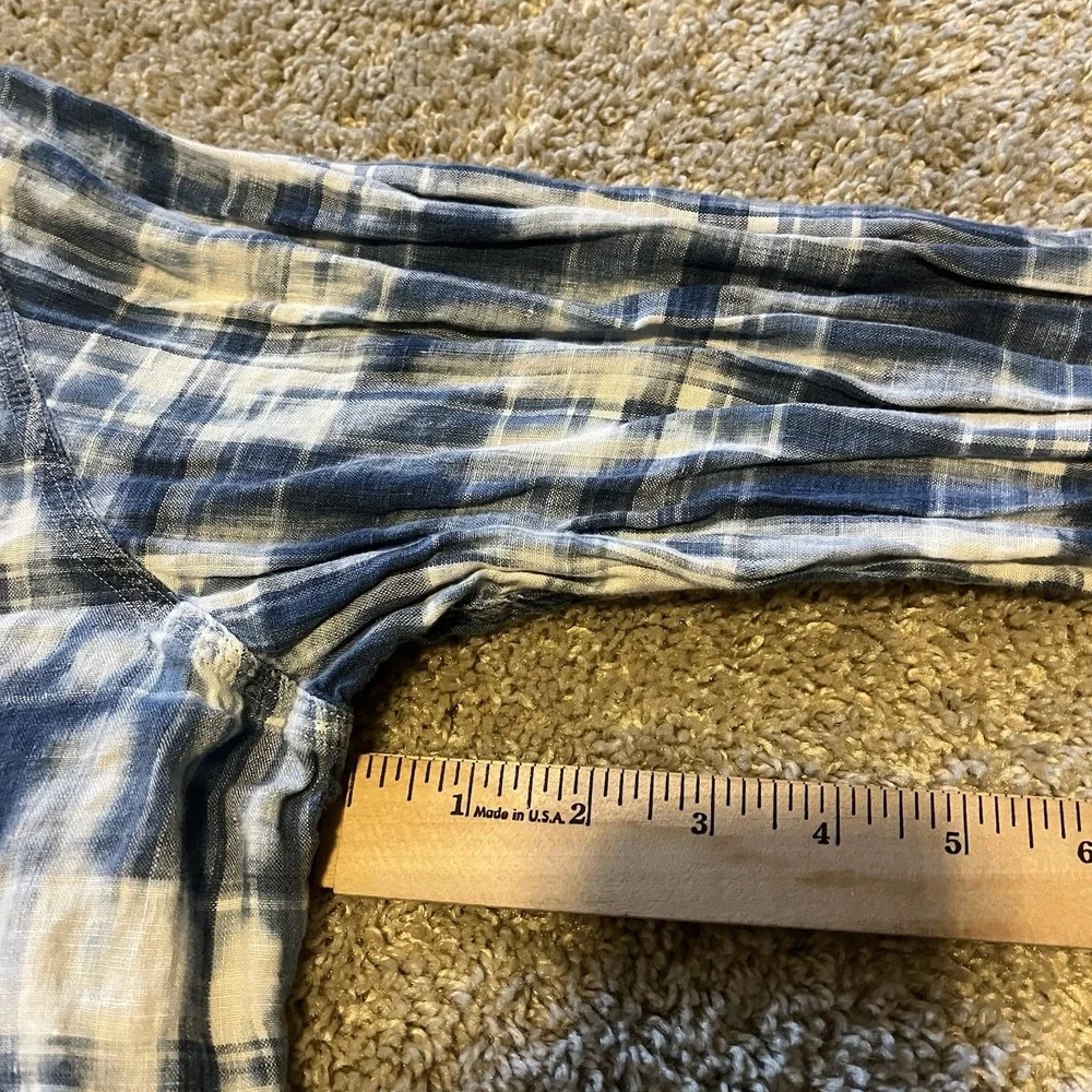 Polo Ralph Lauren Bleached Denim‎ Style Button Up Men's 2XL Lightweight